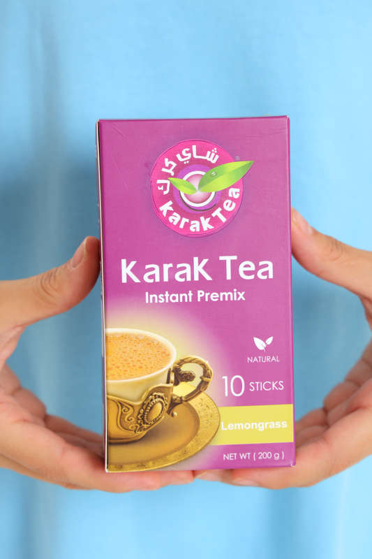 Karak Tea Instant Premix Lemon Grass Box Of 10 Sticks