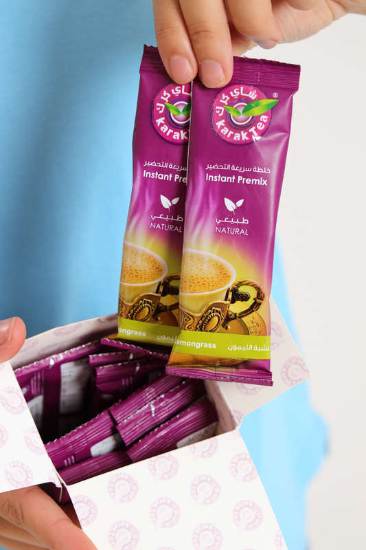 Karak Tea Instant Premix Lemon Grass Box Of 10 Sticks