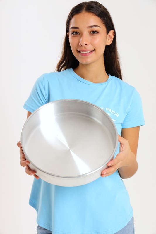 Kitchen Aluminium Heavy Duty Round Cake Pan 40cm
