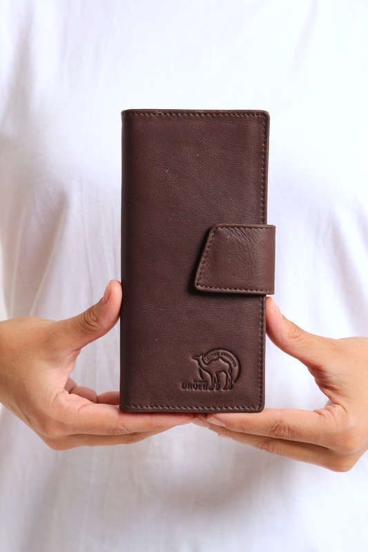 Ladies Genuine Leather Wallet With Multiple Compartments