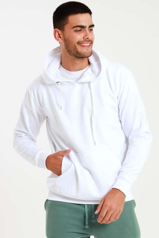 Mens Branded Pullover Drawstring Active Hoodie