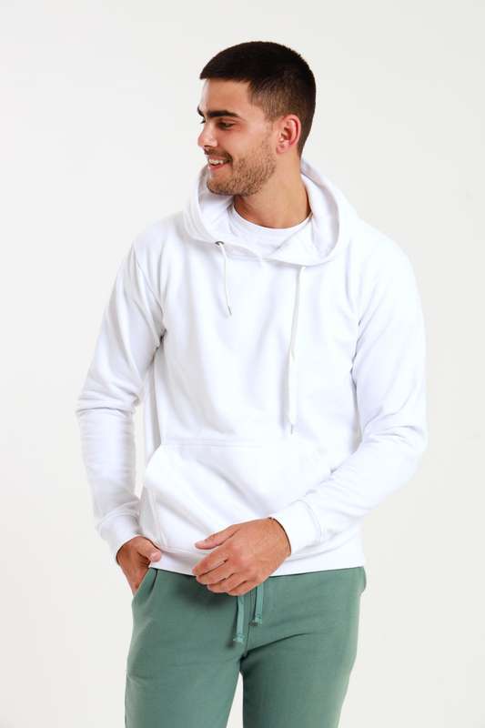 Mens Branded Pullover Drawstring Active Hoodie