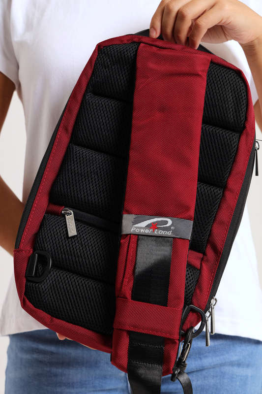 Powerland Anti Theft Sling Crossbody Bag Shoulder Backpack with USB Charging Port Waterproof Ches...