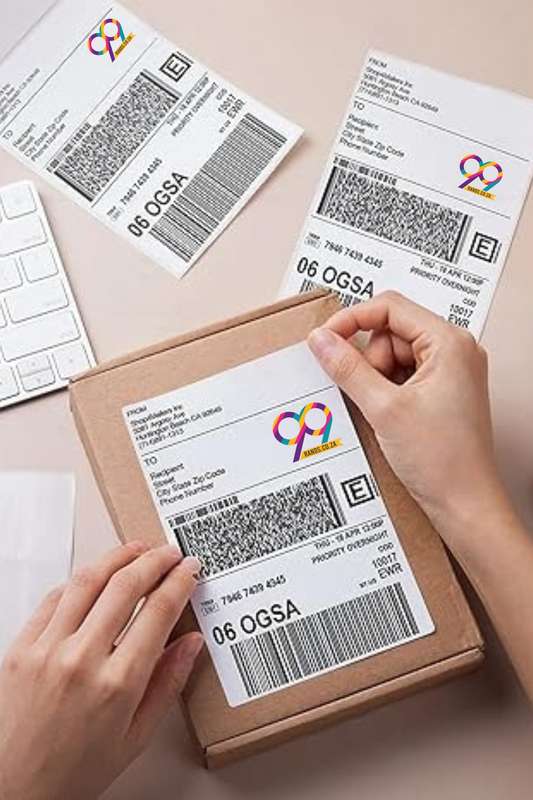 Senza® 1 x 500 Roll Blank White Thermal Shipping Labels 100mm X 150mm