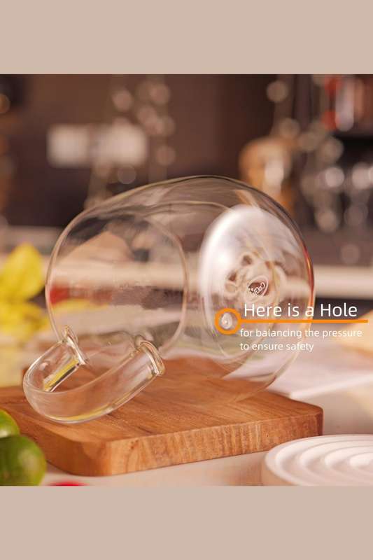 Senza® 2x 150ml Clear Double Wall Coffee Glass Mugs with Handle