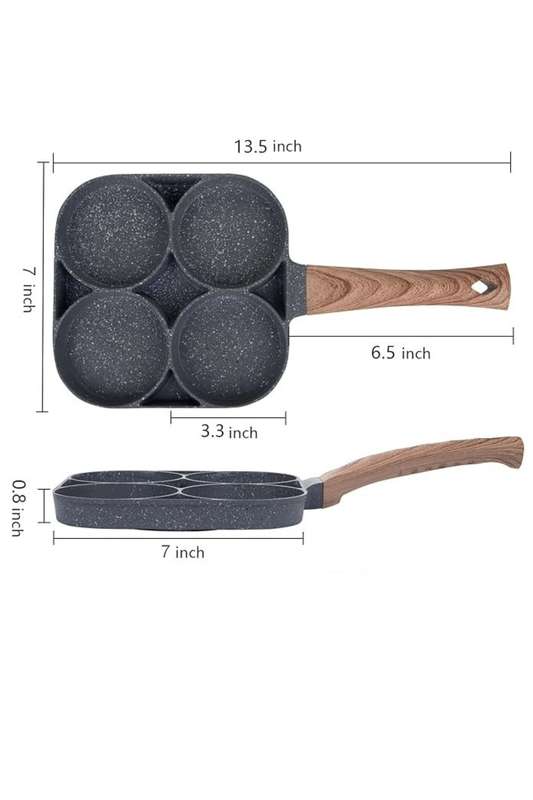 Senza® 4 Cup Egg - Pancake Nonstick Frying Pan