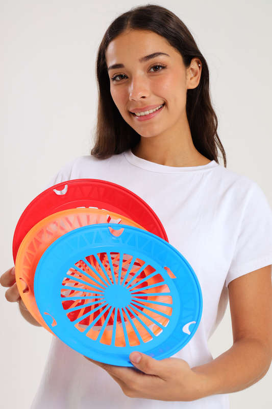 Senza® 8 Pcs Reusable Plastic Paper Plate Holders For Braai &amp; Parties