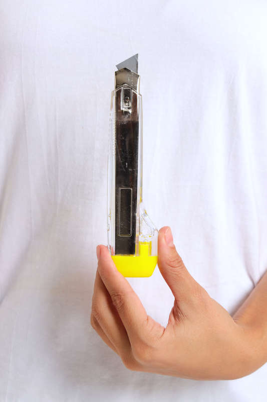 Senza® Heavy Duty Retractable Utility Handy Knife Warehouse Box Cutter PROMO-2-FOR-1