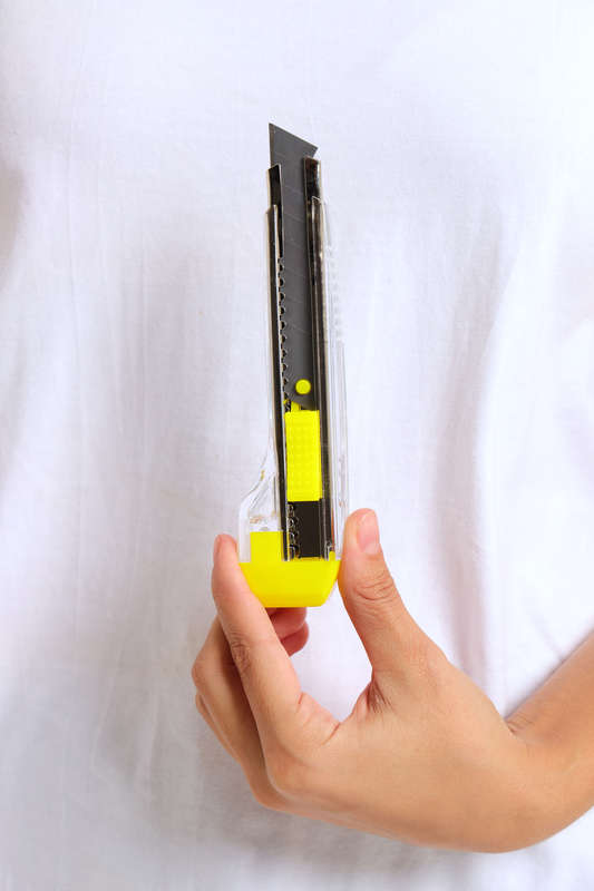 Senza® Heavy Duty Retractable Utility Handy Knife Warehouse Box Cutter PROMO-2-FOR-1