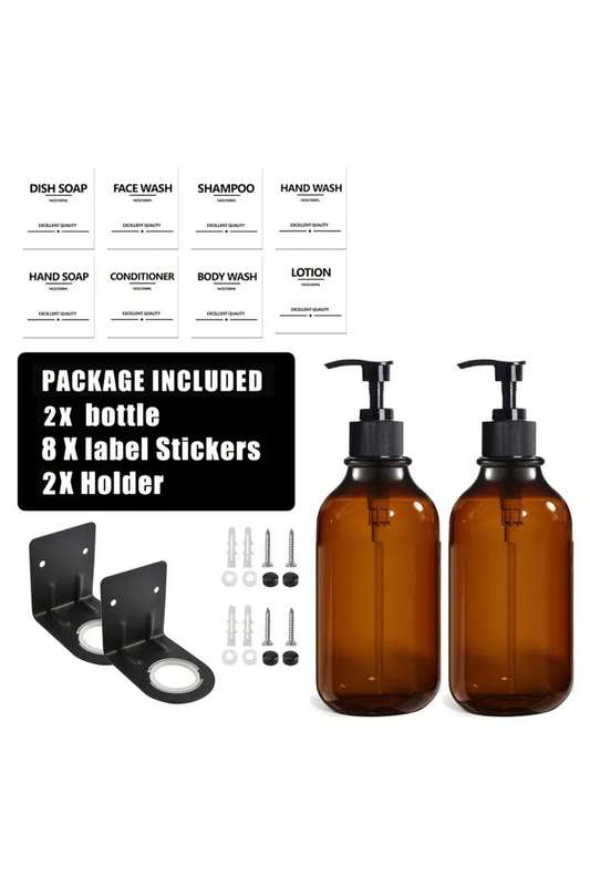 Senza® Hotel Collection Wall Mounted Double Liquid Soap Dispenser