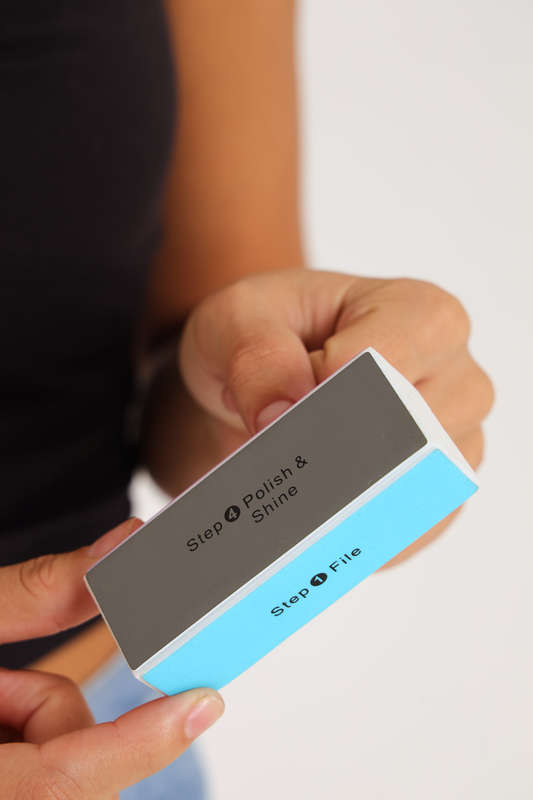 Senza® Professional 4 Way Nail File and Buffer Block