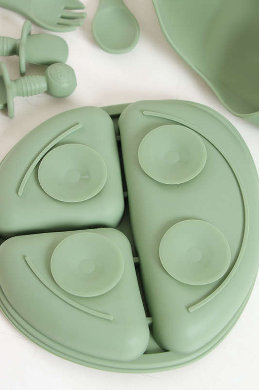 Silicone Baby Feeding Set, 8 Piece