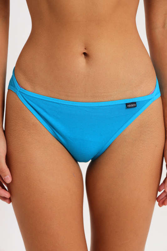 Branded 5 Pack Cotton Stretch Bikini Panties Assorted Box Pack