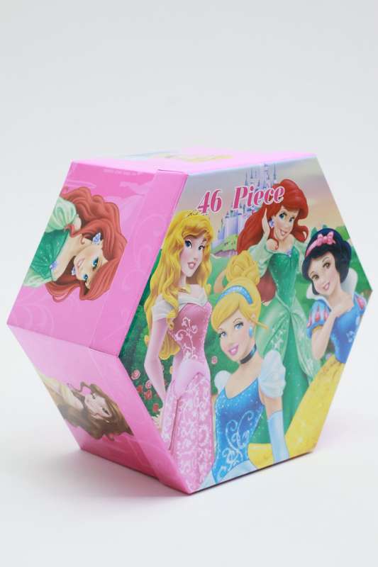46 Piece Kids Foldable Art Set in Hexagon Box