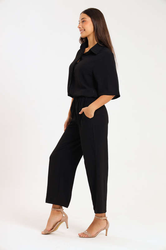 Estella Modest 2 Piece Button Down Slack Suit