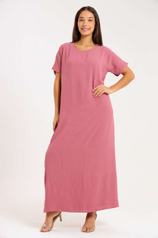 Jasmin Classic Maxi Short Sleeve Dress