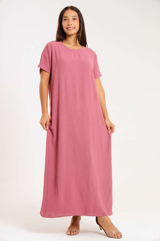Jasmin Classic Maxi Short Sleeve Dress