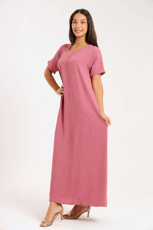 Jasmin Classic Maxi Short Sleeve Dress