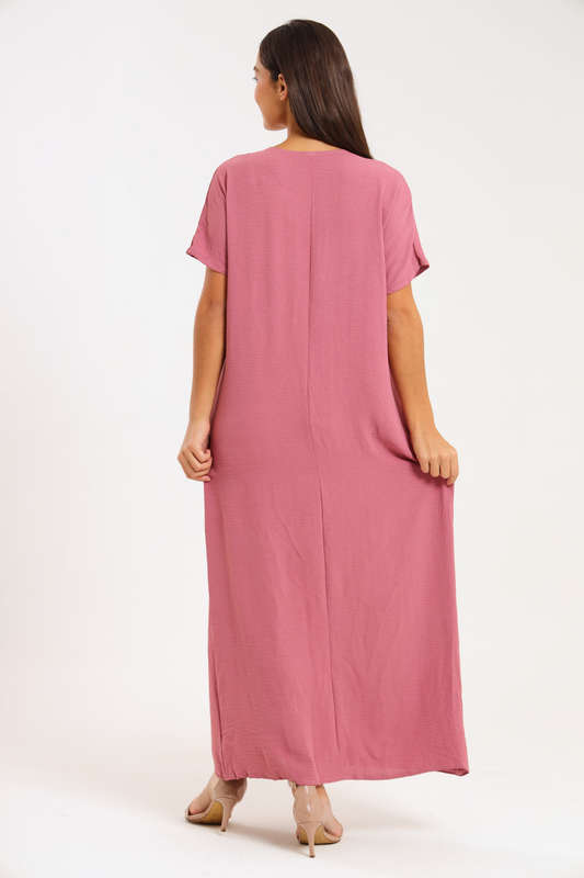 Jasmin Classic Maxi Short Sleeve Dress