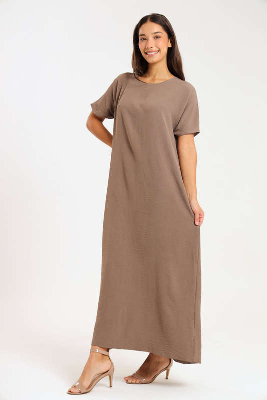 Jasmin Classic Maxi Short Sleeve Dress