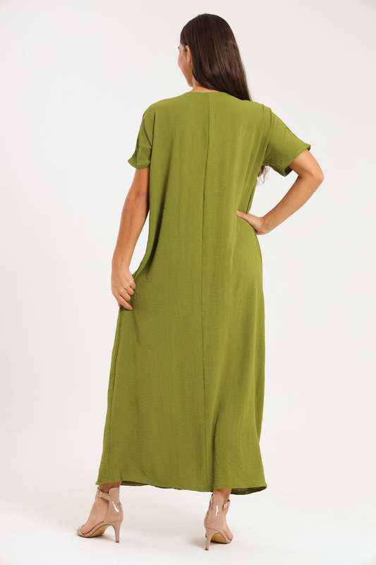 Jasmin Classic Maxi Short Sleeve Dress