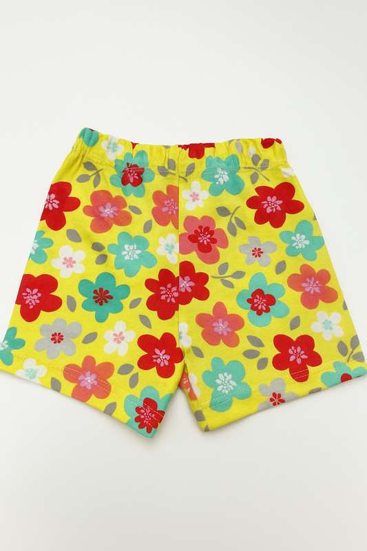 Kids Girls Floral Printed Shorts 12 to 18 Months