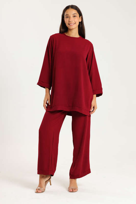 Ladies Savannah 2 Piece Modest Slack Suite Set