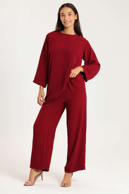 Ladies Savannah 2 Piece Modest Slack Suite Set