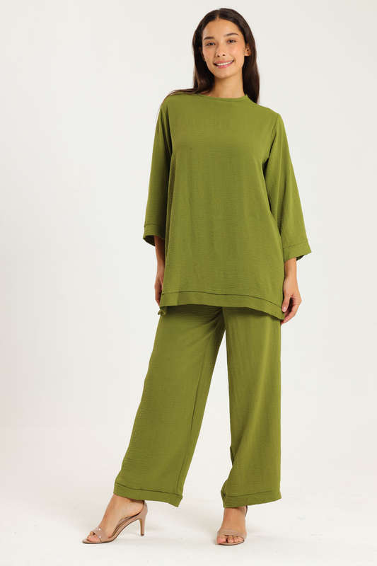 Ladies Savannah 2 Piece Modest Slack Suite Set