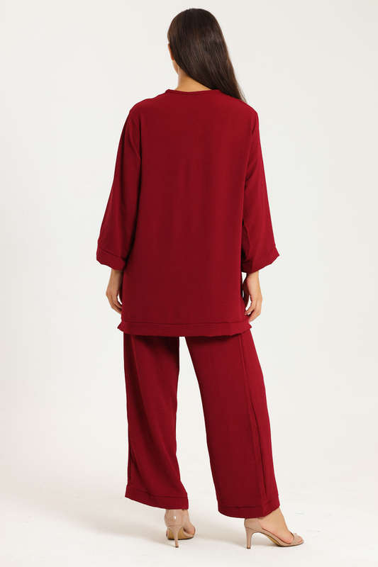 Ladies Savannah 2 Piece Modest Slack Suite Set