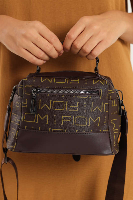 Ladies Shoulder Sling Crossbody Handbag With Wide Strap