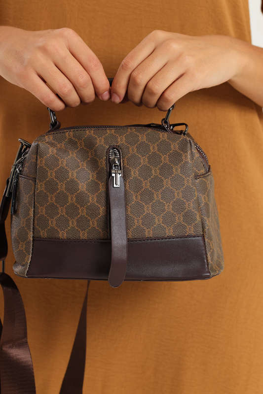 Ladies Shoulder Sling Crossbody Handbag With Wide Strap