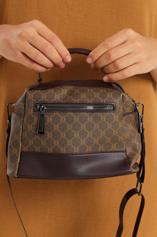 Ladies Shoulder Sling Crossbody Handbag With Wide Strap