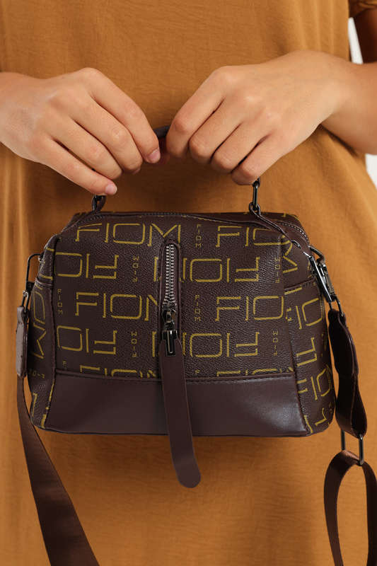Ladies Shoulder Sling Crossbody Handbag With Wide Strap