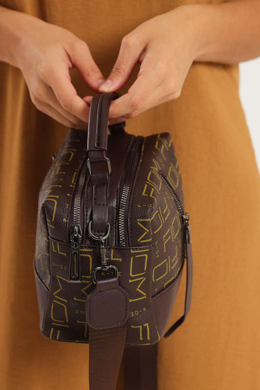 Ladies Shoulder Sling Crossbody Handbag With Wide Strap