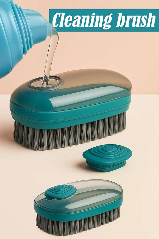 Multipurpose Liquid Dispensing Laundry Scrub Brush
