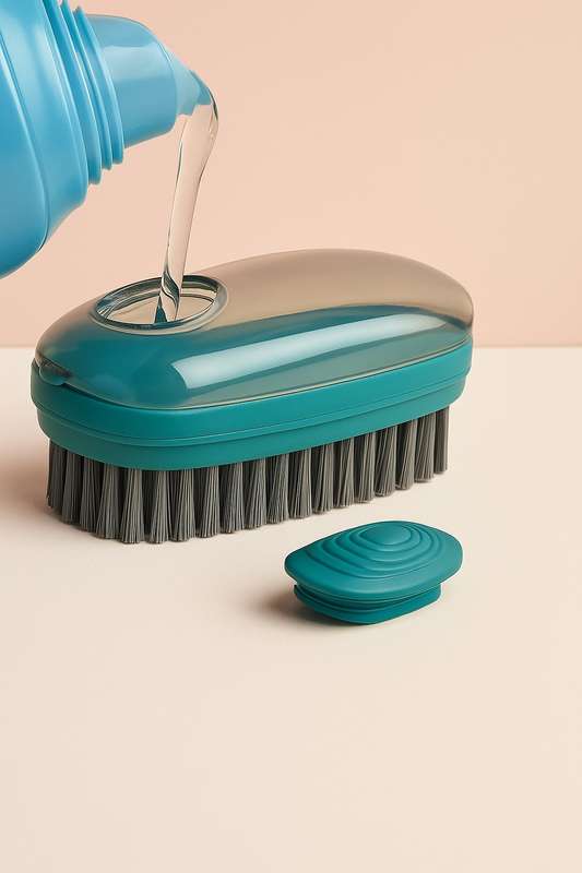 Multipurpose Liquid Dispensing Laundry Scrub Brush