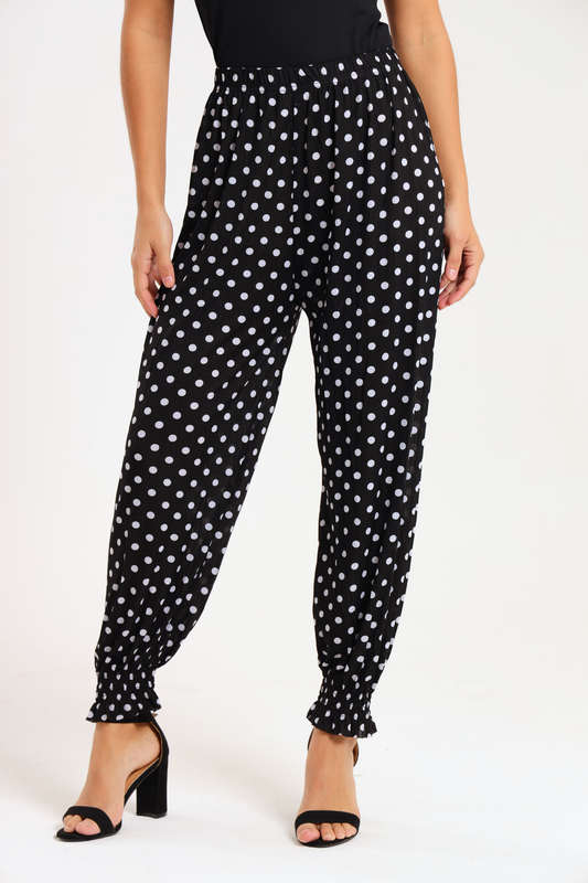 Senza® Casual Harem Wide Leg Everyday Printed Pants