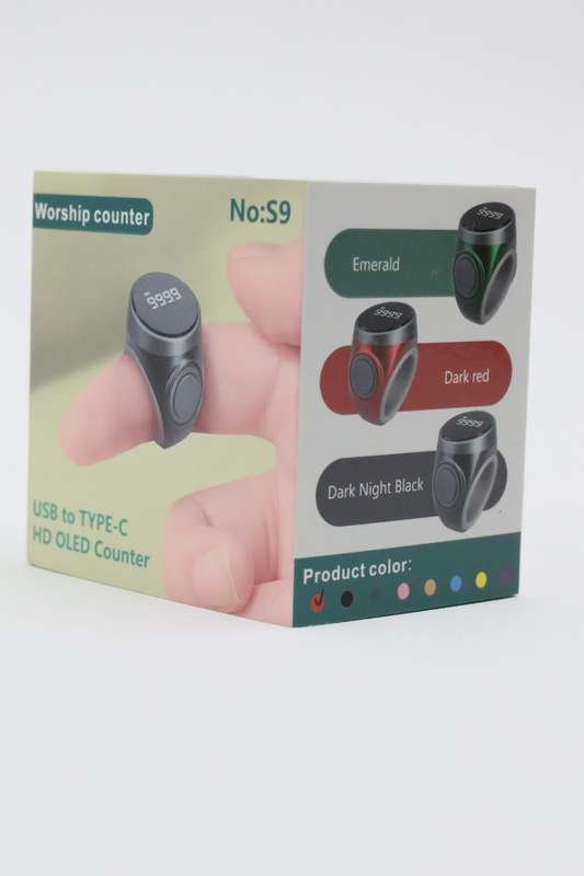 Smart Ring Counter Electronic Tasbih Finger Zikr Counter