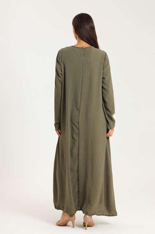 Zaria Airflow Classic Maxi Long Sleeve Abaya Cloak Dress