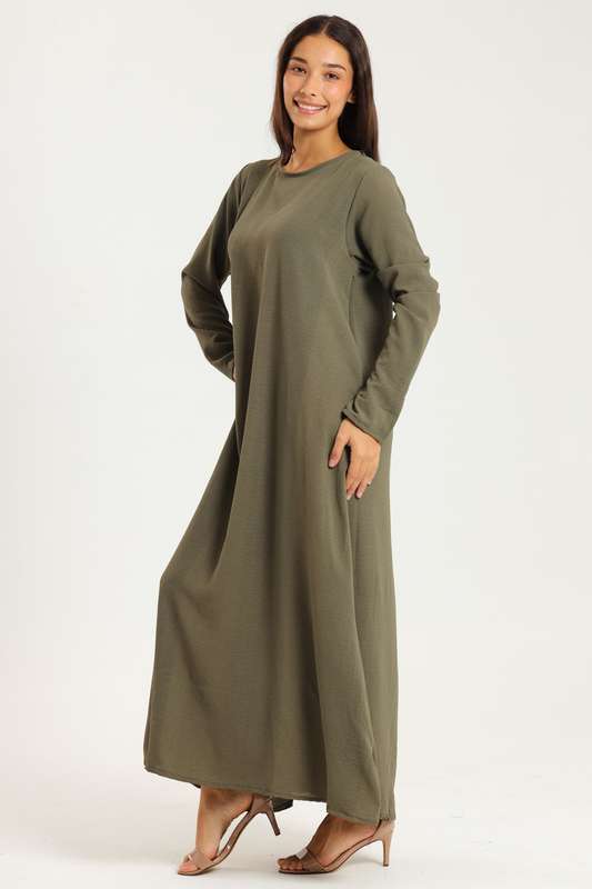 Zaria Airflow Classic Maxi Long Sleeve Abaya Cloak Dress