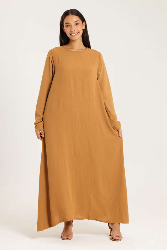 Zaria Airflow Classic Maxi Long Sleeve Abaya Cloak Dress