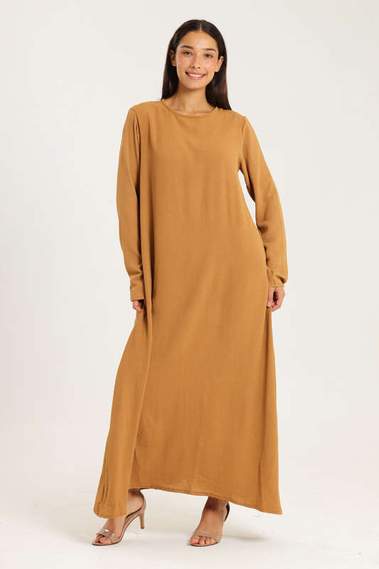 Zaria Airflow Classic Maxi Long Sleeve Abaya Cloak Dress