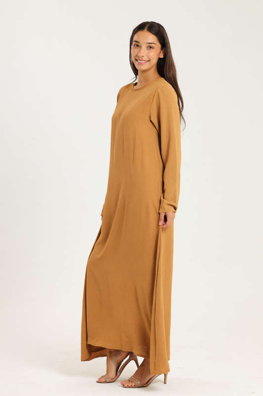 Zaria Airflow Classic Maxi Long Sleeve Abaya Cloak Dress