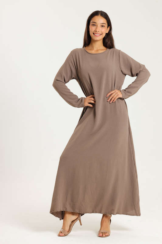 Zaria Airflow Classic Maxi Long Sleeve Abaya Cloak Dress