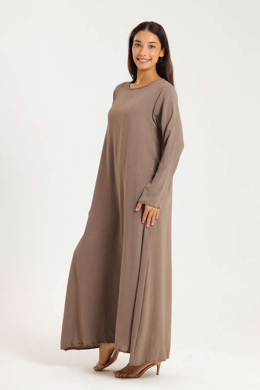 Zaria Airflow Classic Maxi Long Sleeve Abaya Cloak Dress
