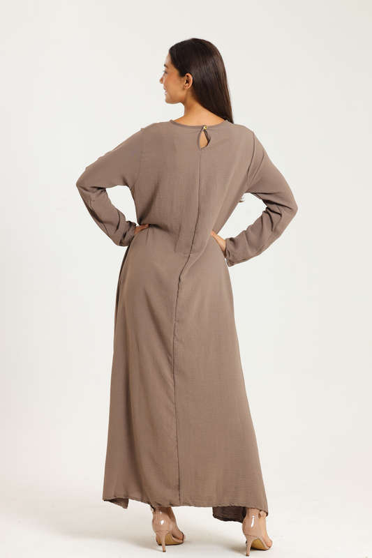Zaria Airflow Classic Maxi Long Sleeve Abaya Cloak Dress