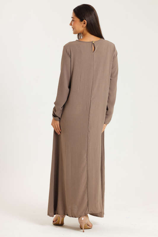 Zaria Airflow Classic Maxi Long Sleeve Abaya Cloak Dress