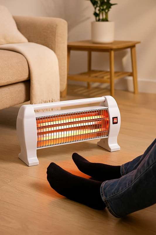 Blutech 1200W 3 Bar Quartz Heater 1200W BT-522