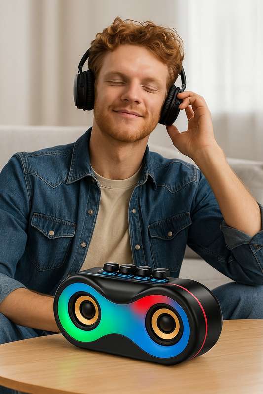 Hoco DS55 Bluetooth Falcon TWS RGB Speaker